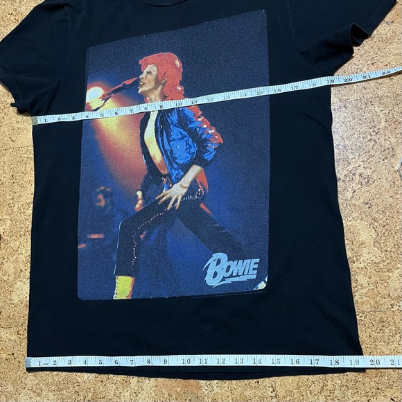 David Bowie Wm’s Live Graphic T-Shirt In Black Sz M - Picture 8 of 10